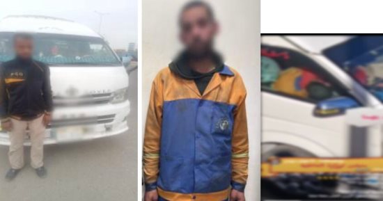 تعاطيا مخدرات داخل ميكروباص بالقاهرة.. ضبط سائق وراكب في واقعة صادمة