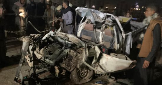 الاستماع لأقوال شهود عيان لكشف ملابسات مصرع 3 أشخاص وإصابة آخر بالصف