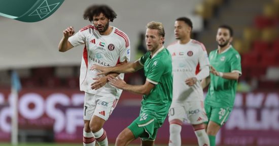 البطائح ضد الجزيرة.. التعادل 1-1 ينهى مواجهة الدوري الإماراتى بمشاركة الننى 