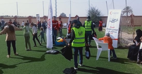 مبادرة اليوم الترفيهى ترسم البسمة على وجوه أطفال القرى العائدة بمدينة الشيخ زويد