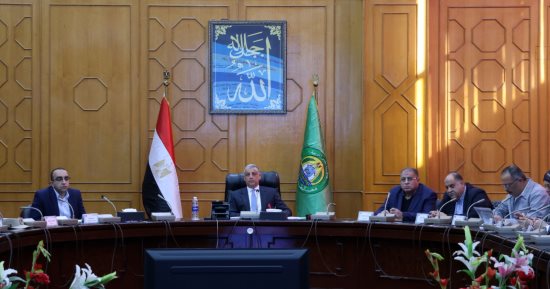 محافظ الإسماعيلية يناقش الحلول العاجلة لمشكلات مياه الشرب والصرف الصحي المزمنة
