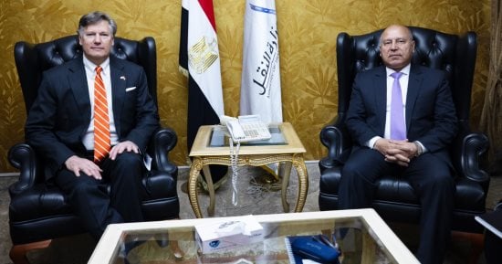 ​كامل الوزير يبحث مع نائب وزير خارجية أمريكا تعزيز الشراكة بقطاعات الموانئ 