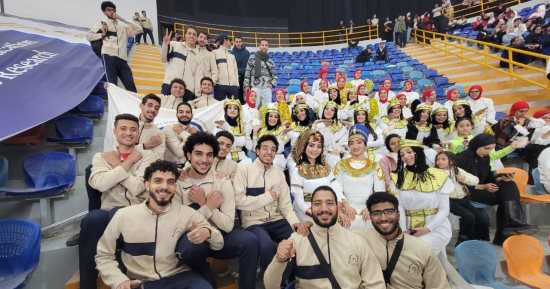 جامعة حلوان التكنولوجية الدولية تشارك فى افتتاح دورى الجامعات الـ(53)