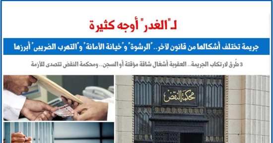 لـ الغدر أوجه كثيرة.. جريمة تختلف أشكالها من قانون لآخر.. نقلا عن برلمانى