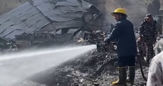 مشاهد موجعة من حريق الزرايب.. تليفزيون اليوم السابع يرصد التفاصيل