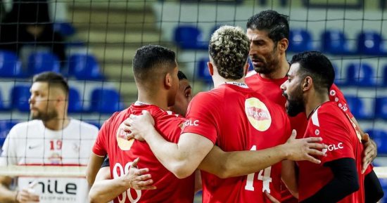 الأهلي يهزم الزمالك بنهائى مرتبط الطائرة فى مباراة تحصيل حاصل