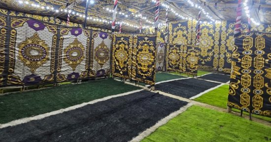 تجهيز معرض أهلاً رمضان فى العياط لتوفير السلع الأساسية بأسعار مخفضة.. صور