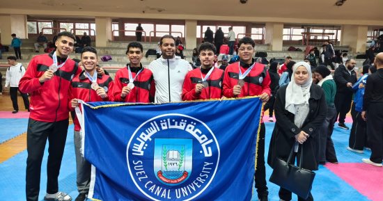 جامعة القناة تحصد الذهب والفضة وثالث جماعي في الكاراتيه بدورة الشهيد الرفاعي