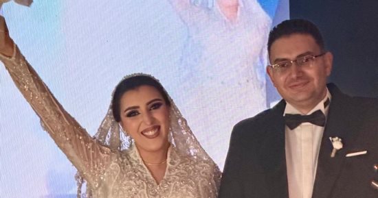 جيانا فاروق بطلة الكاراتيه تحتفل بزفافها.. صور