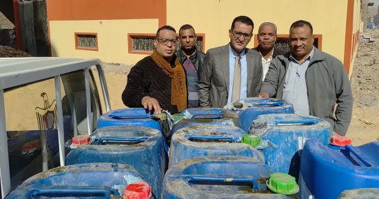 تموين الأقصر تضبط مصنع منظفات غير مرخص وحجز طن مواد كيميائية مجهولة المصدر