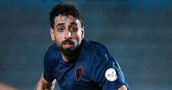 عدى الدباغ يعيد التقدم للزمالك على المصرى البورسعيدى فى الدقيقة 75.. صور