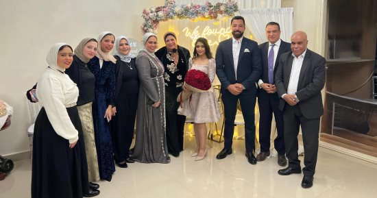 نجل الكاتب الصحفى الراحل محمد القصبى يحتفل بخطوبته