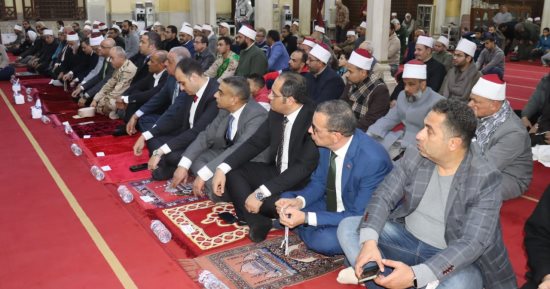 محافظ القليوبية يشهد احتفالية ذكرى ليلة النصف من شعبان بمسجد ناصر في بنها