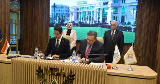 بروتوكول تعاون بين جامعتى بنها وأكتوبر للعلوم الحديثة بالمجالات الأكاديمية والبحثية