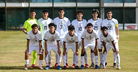 منتخب مصر مواليد 2009 يهزم النصر للتصدير برباعية 