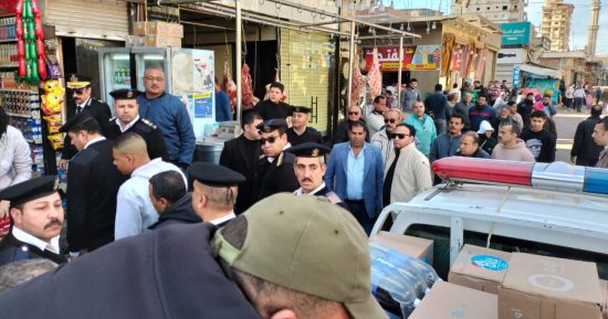 حملة إشغالات مكبرة بمدينة دكرنس فى الدقهلية