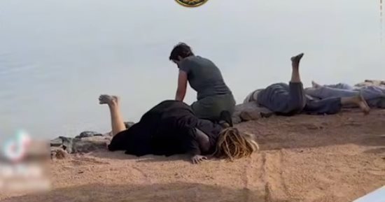 وزارة الداخلية تكشف حقيقة مقاطع السياح الزومبى فى مدينة دهب.. فيديو