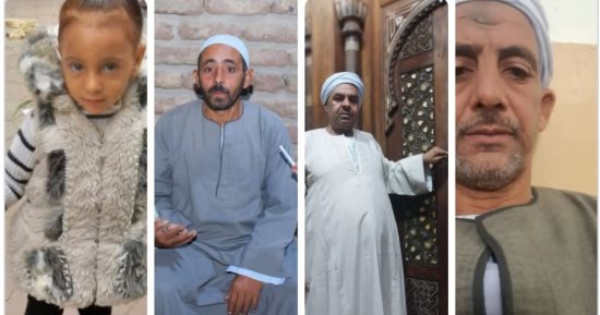 رحلة واجب عزاء تنتهى بكارثة.. القصة الكاملة لوفاة 6 من عائلة «الحدادين» بقنا.. انقلاب ميكروباص بأسوان يتسبب فى الحادث المأساوى.. والجثامين تصل نقادة فى 6 نعوش وسط حزن أهالى القرية.. صور