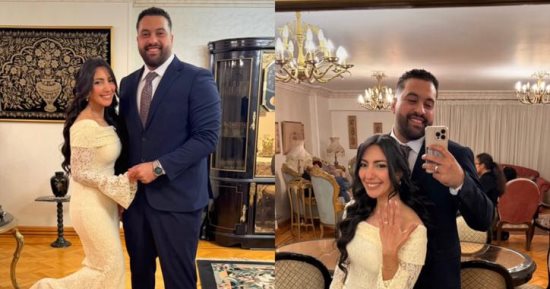 محمد على حارس منتخب اليد يحتفل بخطوبته بعد التتويج بأمم أفريقيا