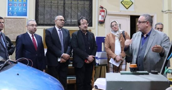 هندسة طنطا تستقبل لجنة التقييم المبدئى لأفضل كلية صديقة للبيئة
