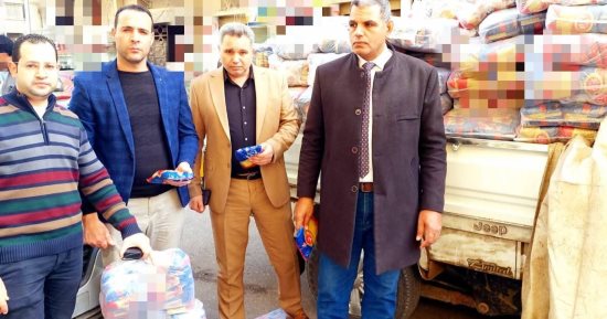 ضبط 6 طن مواد غذائية منتهية الصلاحية ومجهولة المصدر بالبحيرة