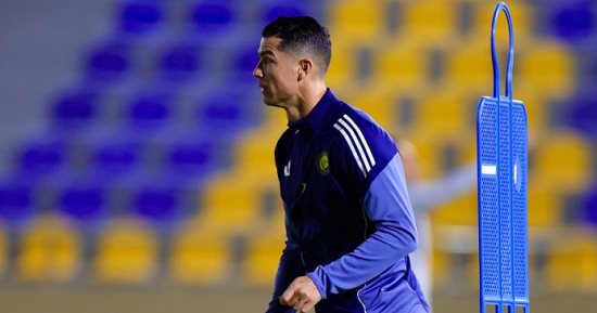 كريستيانو رونالدو ينهي الغياب ويعود إلى تدريبات النصر السعودي