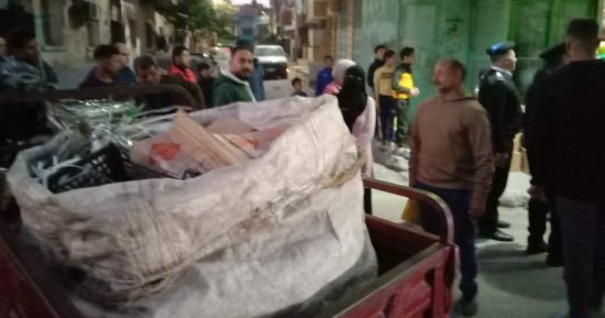محافظ الاسماعيلية يتابع جهود وحدة تنظيم المخلفات في تكثيف حملاتها 