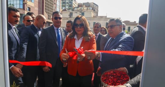 وزيرا التنمية المحلية والتموين ومحافظ الدقهلية يفتتحون نادى العاملين 