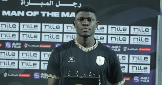 أليو بدارا مهاجم فاركو يحصد جائزة رجل مباراة حرس الحدود في الدوري