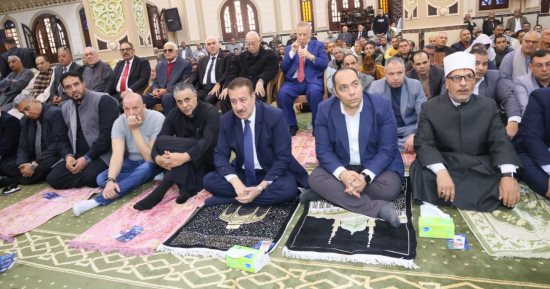 محافظ المنوفية يفتتح مسجد الشهيد طيار عاطف السادات عقب تجديده