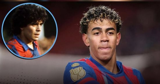 لامين يامال يحطم رقم مارادونا فى برشلونة.. وميسي يظل الأسطورة