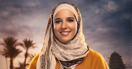 نادين خالد تظهر بالحجاب وتكشف عن شخصيتها فى مسلسل بيبو قبل رمضان