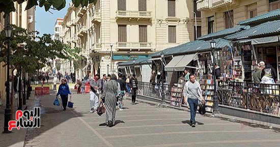 شارع النبى دانيال يستعيد رونقه التاريخى.. ممشى تراثى جديد يقضى على العشوائية