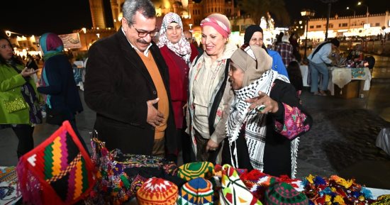 افتتاح معرض المشغولات اليدوية والحرفية الصغيرة بمدينة شرم الشيخ