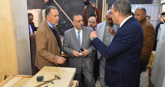 محافظ أسيوط يفتتح معرض تدوير الرواكد بمدرسة أبو تيج المهنية 