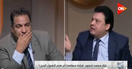 الصلاة والزكاة مش عبادة.. مشادة على الهواء بين الكاتب عادل عصمت وعالم أزهري