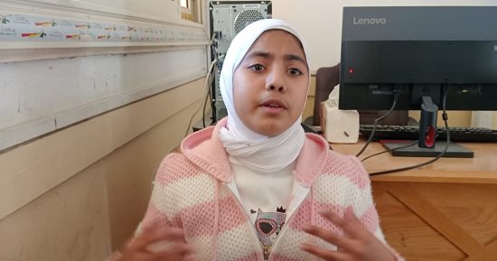 أصغر منشدة فى كفر الشيخ.. لودينا الهلالى: تأثرت بـ النقشبندى وطوبار.. فيديو