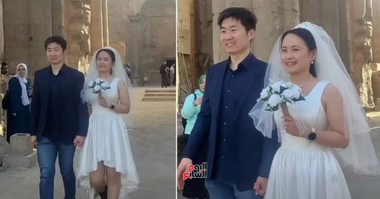 من معبد الأقصر إلى أبو سمبل.. معابد مصرية مثالية لفوتوسيشن الزفاف
