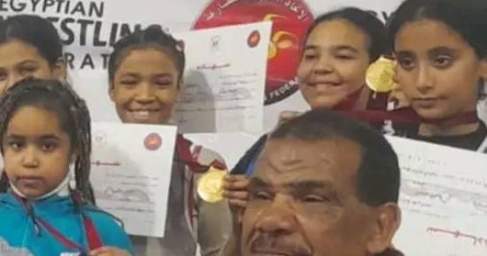 لاعبات المصارعة النسائية بنادي المدينة المنورة بالأقصر يحصدن 5 ميداليات ذهبية