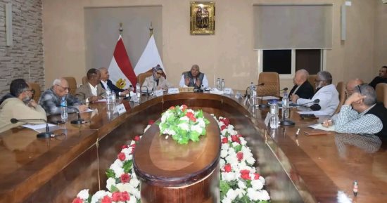 محافظ الوادى الجديد يترأس اجتماع مجلس إدارة "حسن حلمى" لذوى الاحتياجات 
