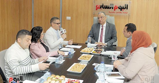 محمود مسلم رئيس الهيئة البرلمانية لـ«الجبهة الوطنية» بمجلس الشيوخ فى ندوة «اليوم السابع»: «فيتو الرئيس» عن انتخابات النواب أعاد الروح للحياة الحزبية.. برلمان 2025 أقوى رقابة وتشريعا لأن الأعضاء «جايين بدراعهم»