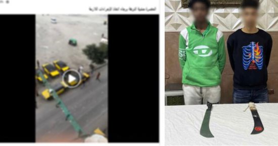 هزار بالسكاكين يثير الرعب فى سيدى جابر.. الأمن يضبط بطلى فيديو المشاجرة 