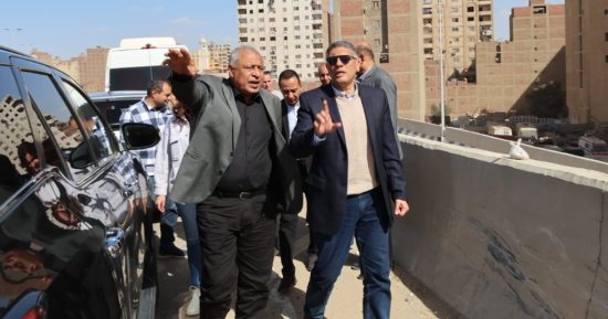 محافظ الجيزة يتفقد أعمال رصف شارع ناهيا من محور كمال عامر للدائرى