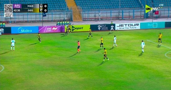 تعادل سلبى بين المصرى ووادى دجلة فى الشوط الأول بدورى نايل