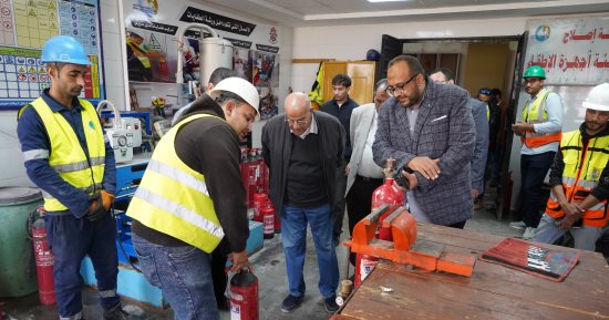 رئيس مياه سوهاج يتفقد أعمال تأهيل وتوسعة محطة غرب 