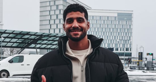 إبراهيم عادل يصل الدنمارك للانضمام إلى نوردشيلاند