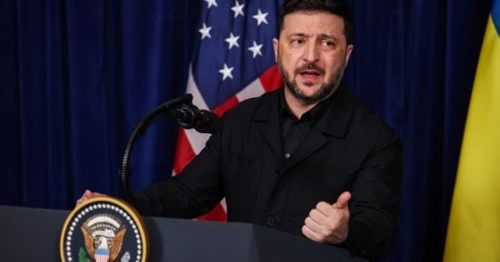 زيلينسكي وورئيس سلوفاكيا يناقشان انضمام أوكرانيا إلى الاتحاد الأوروبي