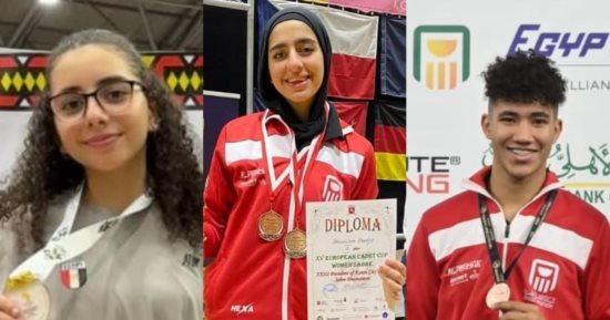 3 ميداليات حصيلة مصر فى كأس العالم لسلاح السيف بالسنغال