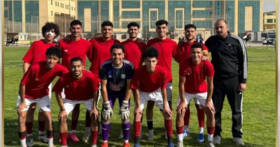 جامعة الزقازيق تتصدر دوري الجامعات لكرة القدم وتصعد إلى المستوى الأول