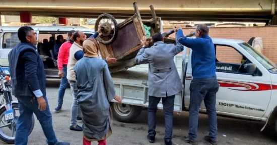 ضبط ومصادرة 120 محضرا ومخالفة فى حملة لشرطة المرافق بحى شرق سوهاج